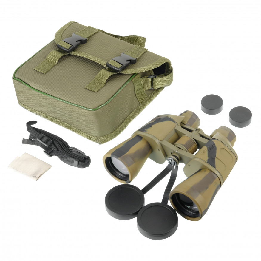 Бинокль Veber Classic БПЦ 7x50 VR камуфлированный