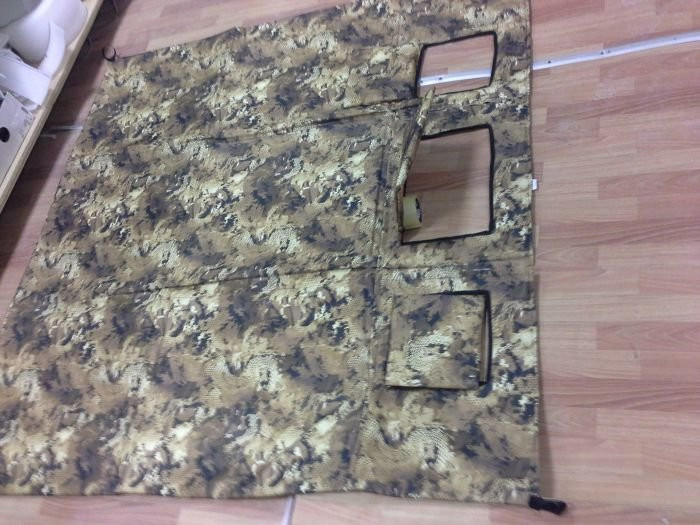 Теплый пол в палатку 2 х 2 с бойницами