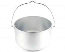 Котелок костровой СЛЕДОПЫТ цилиндрический 6 л, алюминий