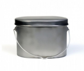 Котелок низкий 6,5 л титановый крышка без ручек Роза Ветров